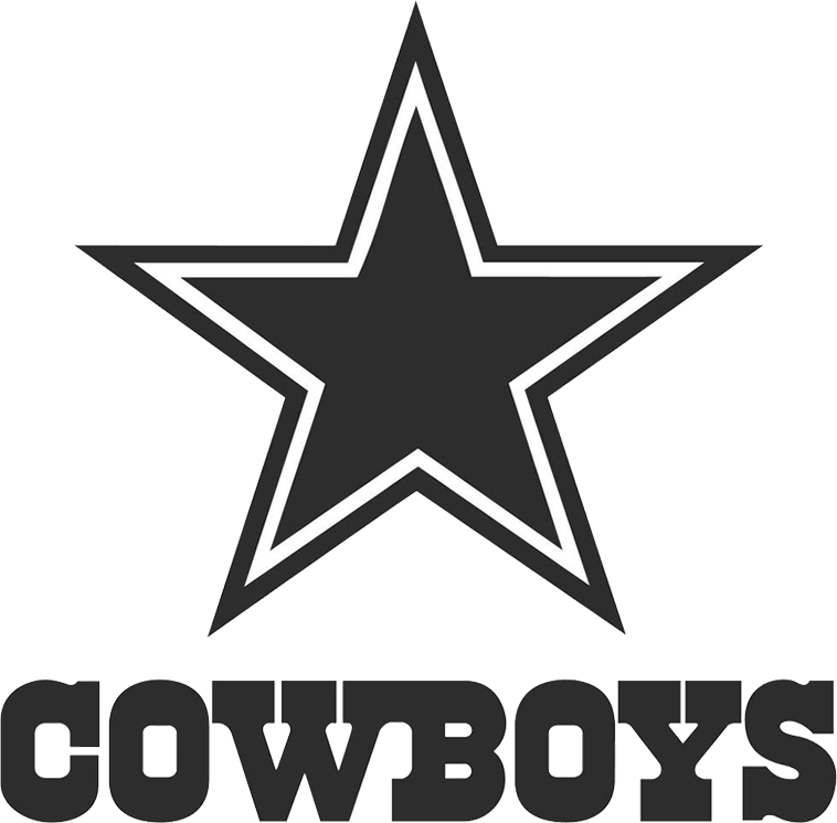 Dallas Cowboys Png - Black Dallas Cowboy Star (758x746), Png Download