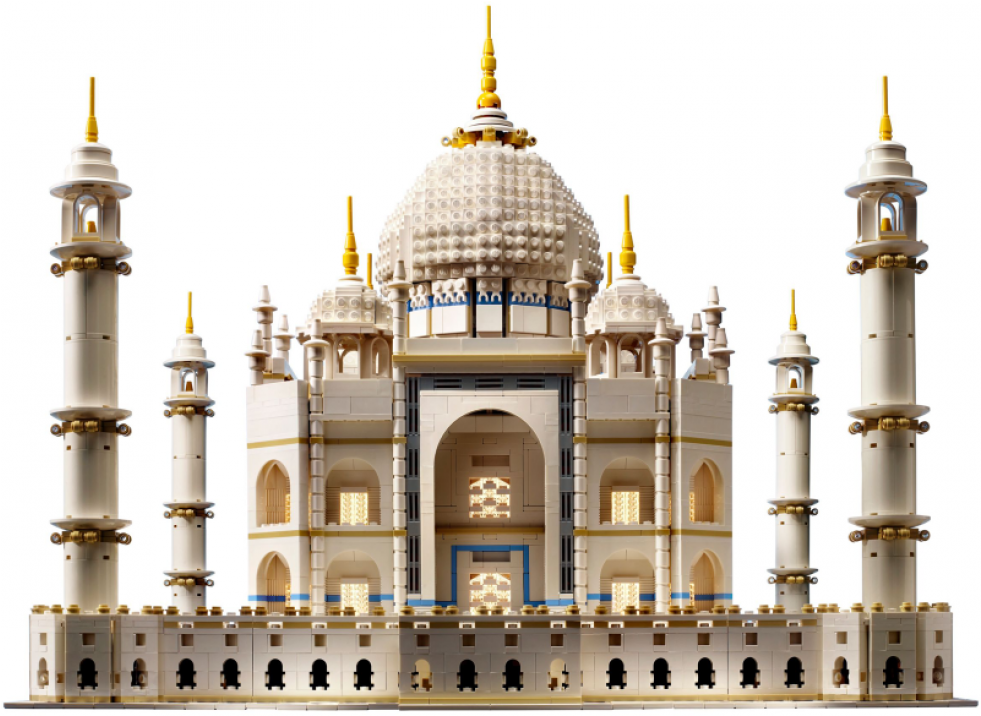 Largest Lego Set Taj Mahal (980x980), Png Download