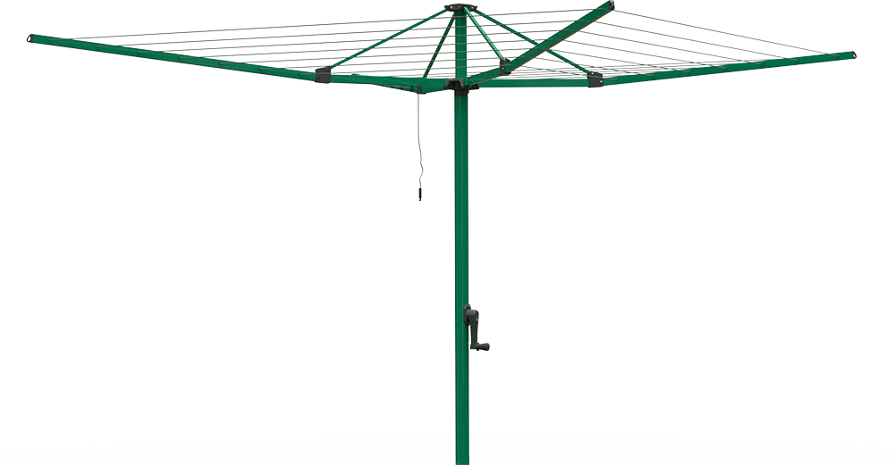Folding Rotary Hoist - Hills Hoist (1000x521), Png Download