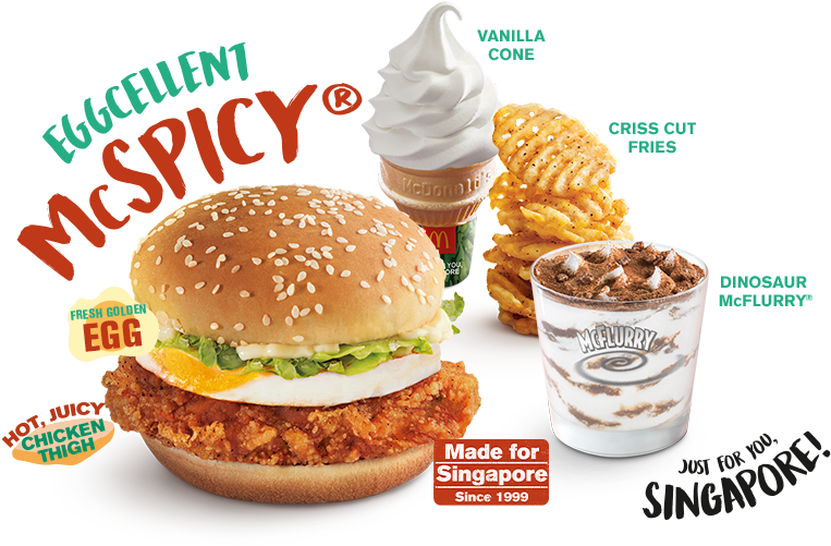 Mcdonald Eggcellent Mcspicy - French Fries (1200x600), Png Download