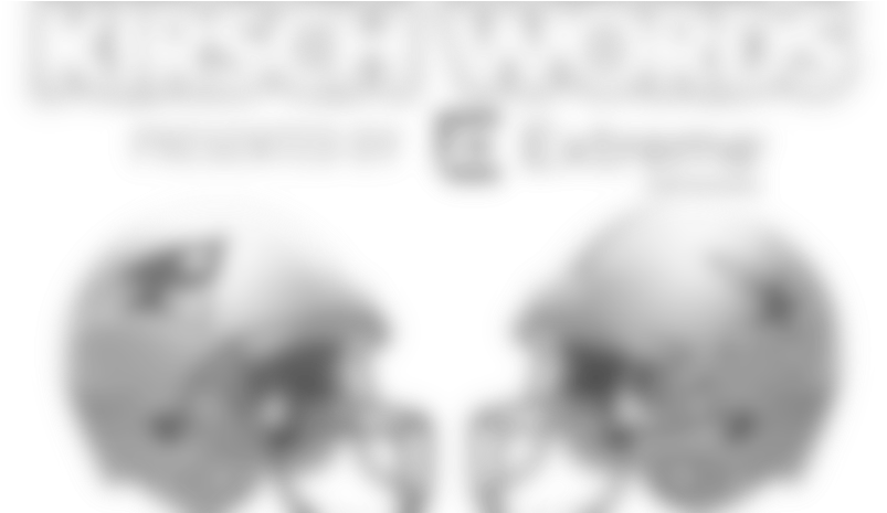 320 Kirsch Words Helmets Articles Cowboys - Monochrome (824x464), Png Download