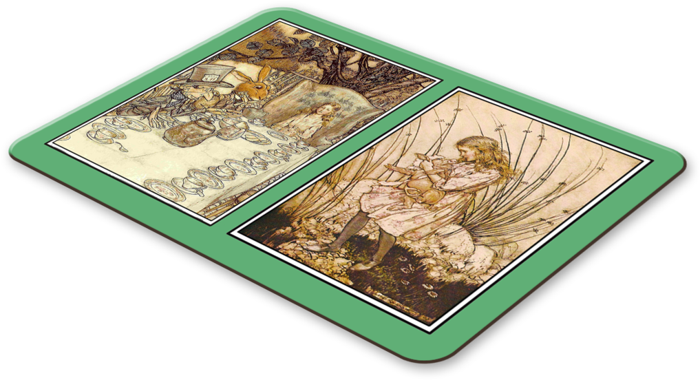 Alice In Wonderland Artwork - Collectible Card Game (1023x713), Png Download