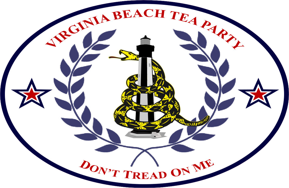 Virginia Beach Tea Party Logo - Laurel Wreath (943x614), Png Download