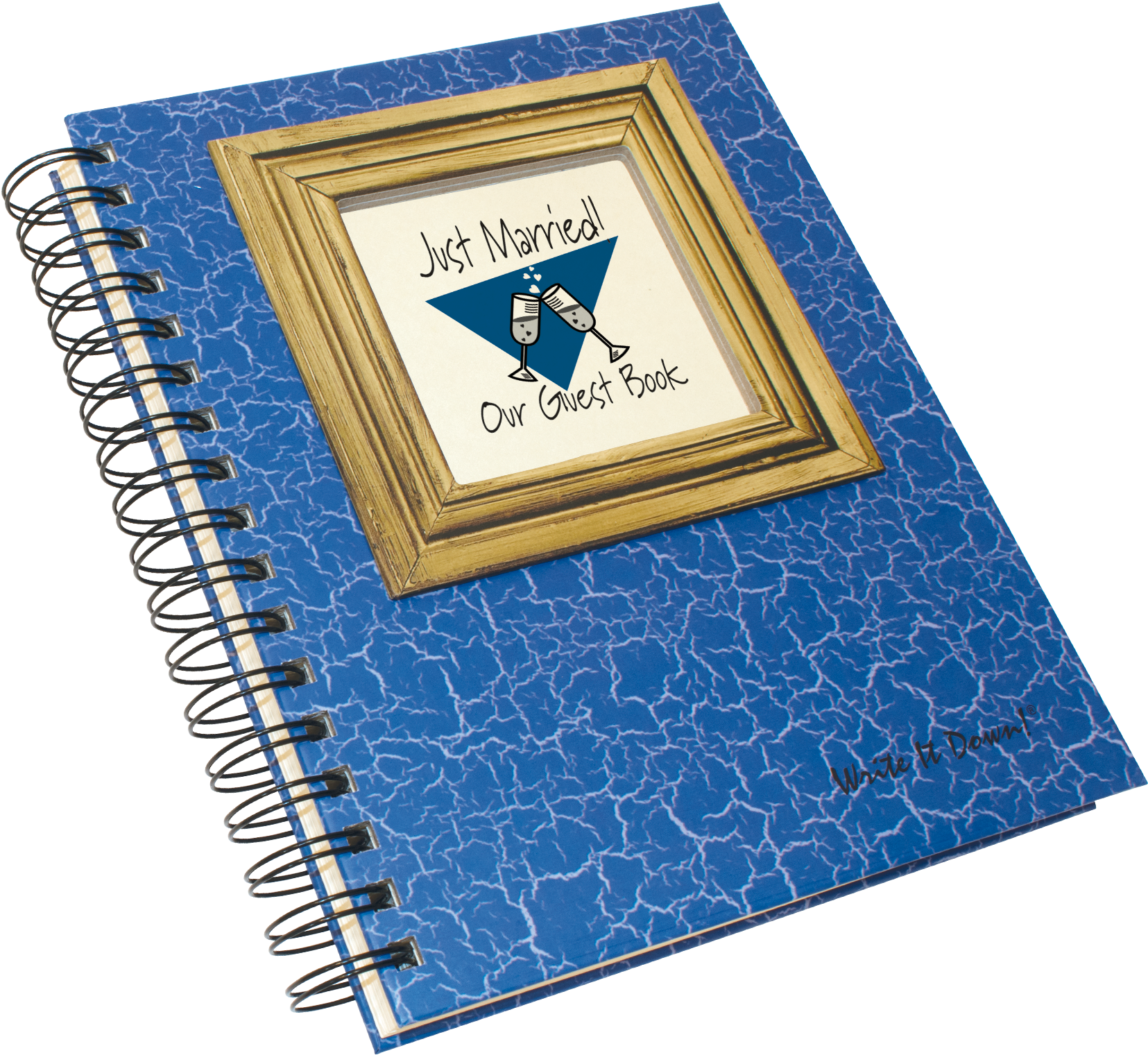 Just Married Our Guest Book - Daily Diary Book Png (1736x1736), Png Download