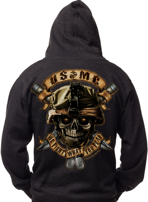 Men's Marines Hoodie - 243 Marine Corps Birthday (500x680), Png Download