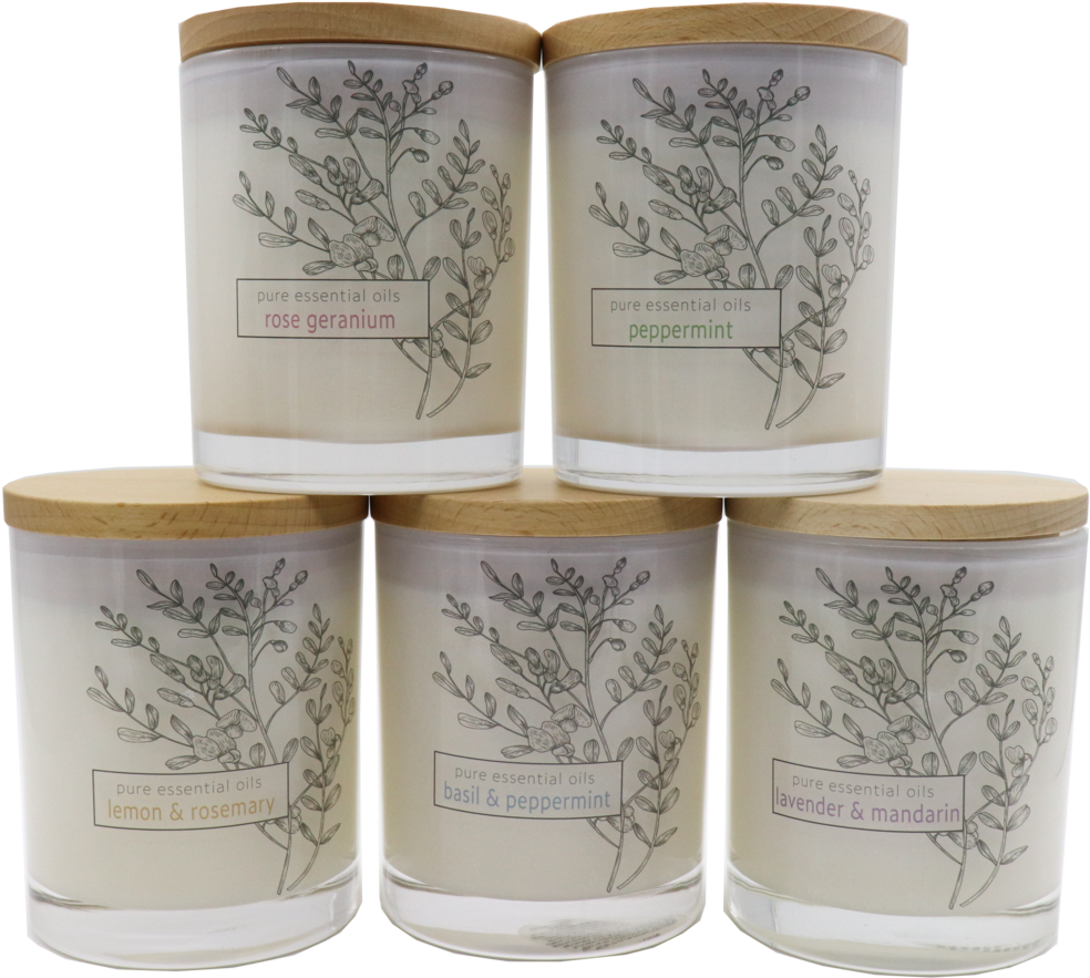 Secret Garden Essential Oil Jar Candle - Sketch (1024x1024), Png Download