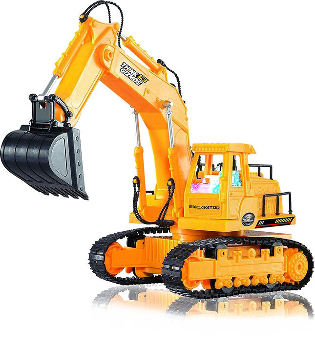 Excavator Png Image - Tamiya Excavator (645x720), Png Download