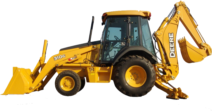 Excavator Png Free Pic - John Deere 310g (980x599), Png Download