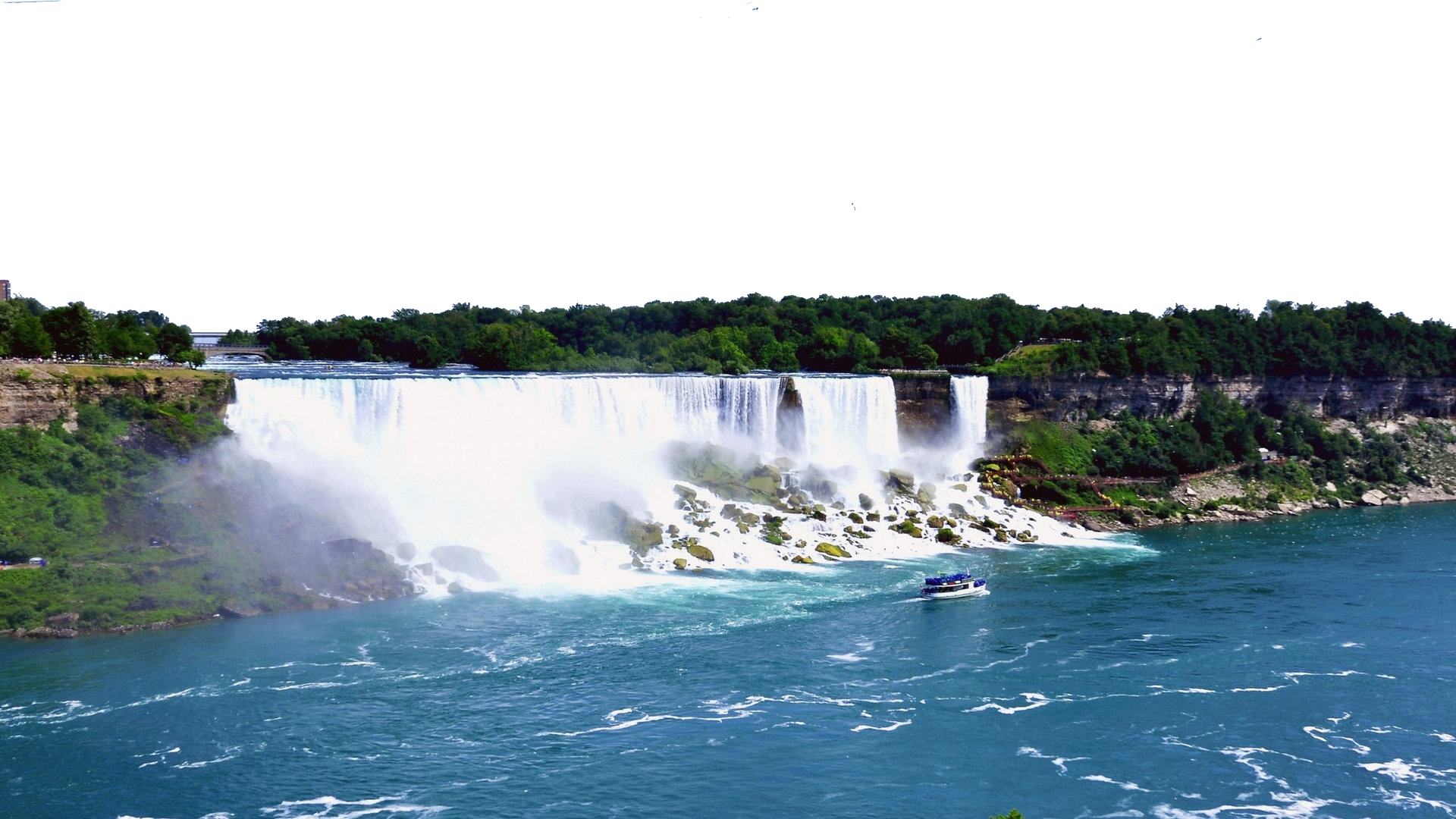 Waterfall - American Falls (1920x1080), Png Download