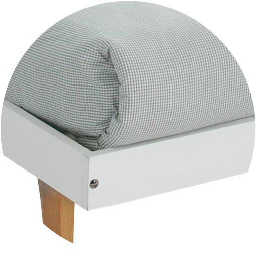 Our Harmony Crib Offers Not Only A Nordic Design But - Footstool (570x570), Png Download