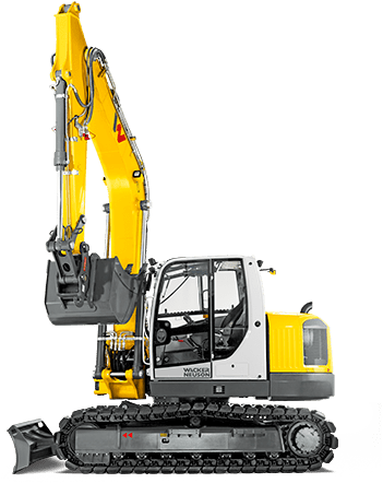 Et145 Wacker Neuson Large Excavator Rentals - Wacker Neuson Bagger Et145 (700x466), Png Download