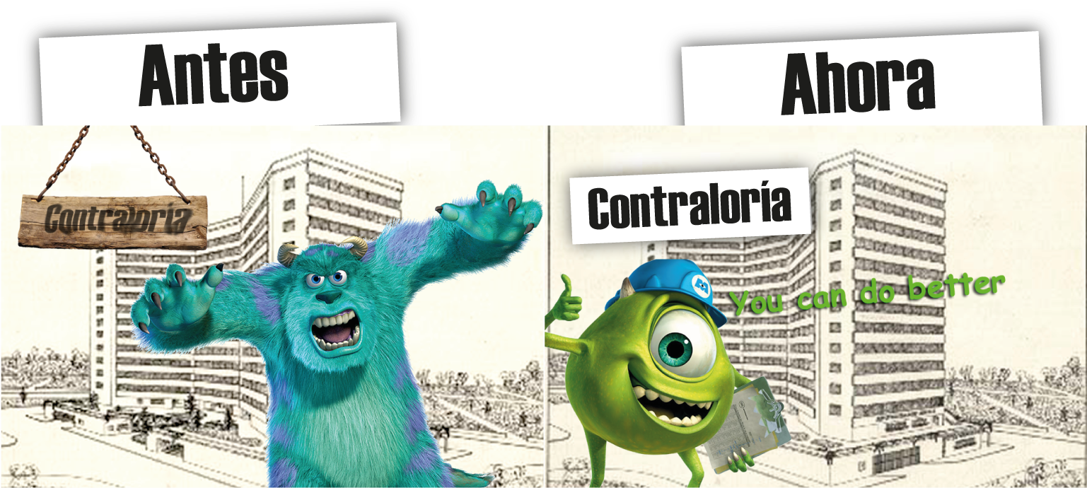 ¿sabes Qué Tienen En Común Las Contralorías Con Monsters, - Monsters Inc (1754x865), Png Download