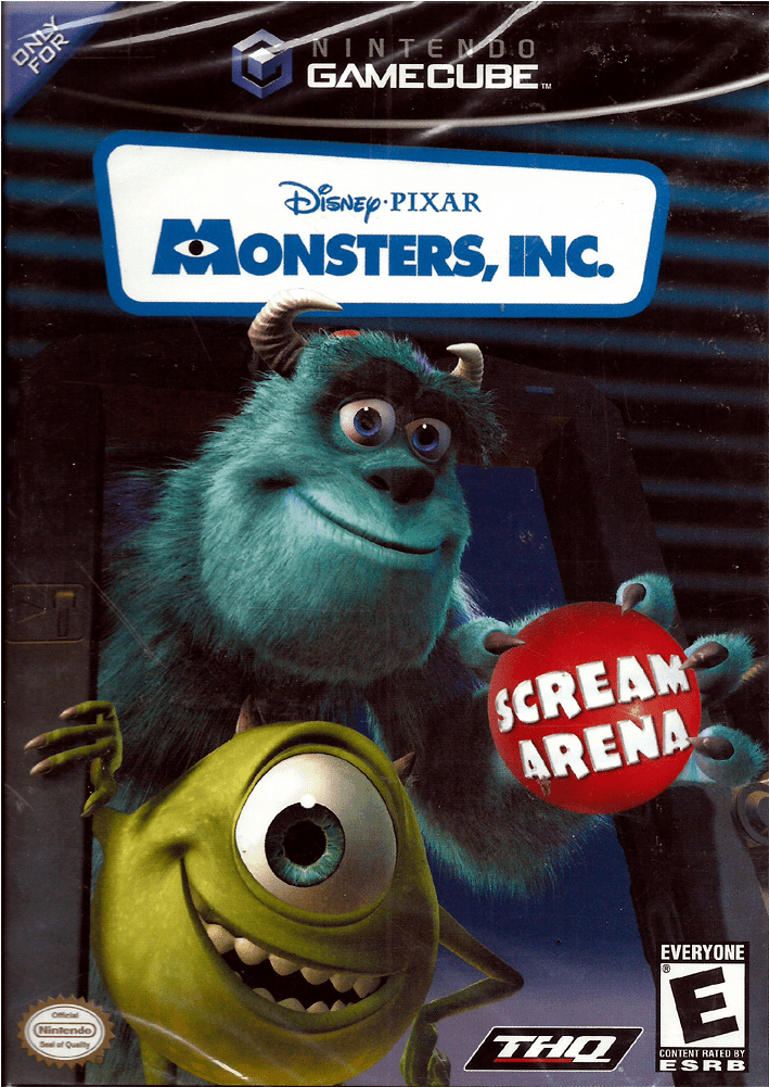 Monsters Inc1 - Disney Pixar Monsters Inc Scream Arena Gamecube (1000x1000), Png Download