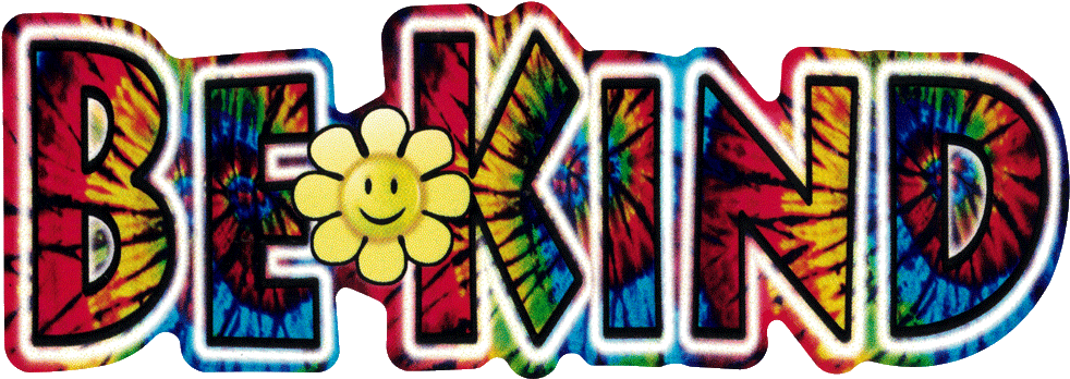 Tie Dye Be Kind - Creative Arts (1000x362), Png Download