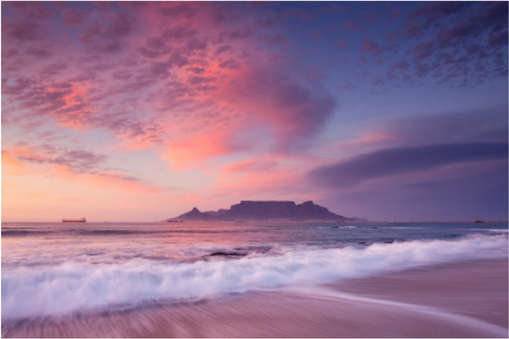 Ocean Sea Beach Clouds Sky Background Overlay - Sunset (1024x1024), Png Download