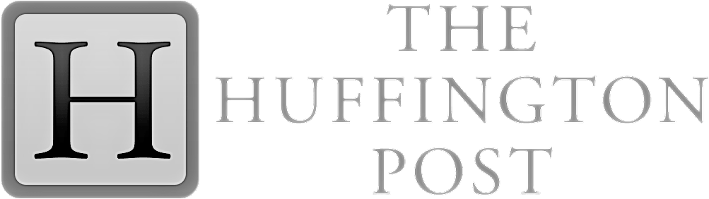 Press Logo Huffington Post Bw Min - Huffington Post (1033x306), Png Download