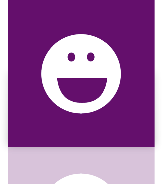 Yahoo,messenger,mirror Icon - Smiley (640x640), Png Download