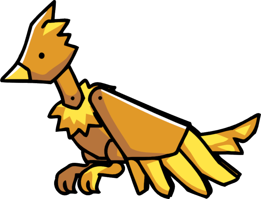 Phoenix - Scribblenauts Phoenix (845x643), Png Download