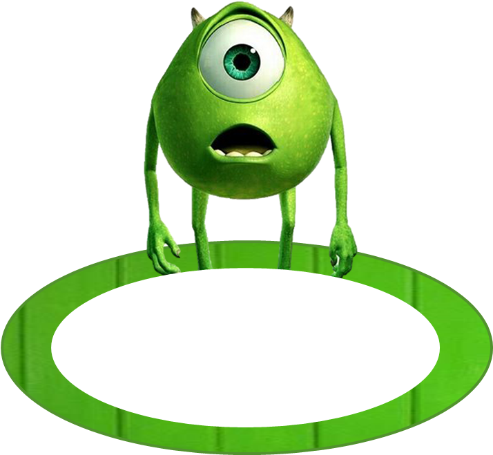 Monsters Inc Party Printables Free 144388 - Mike Monster Inc Png (713x675), Png Download
