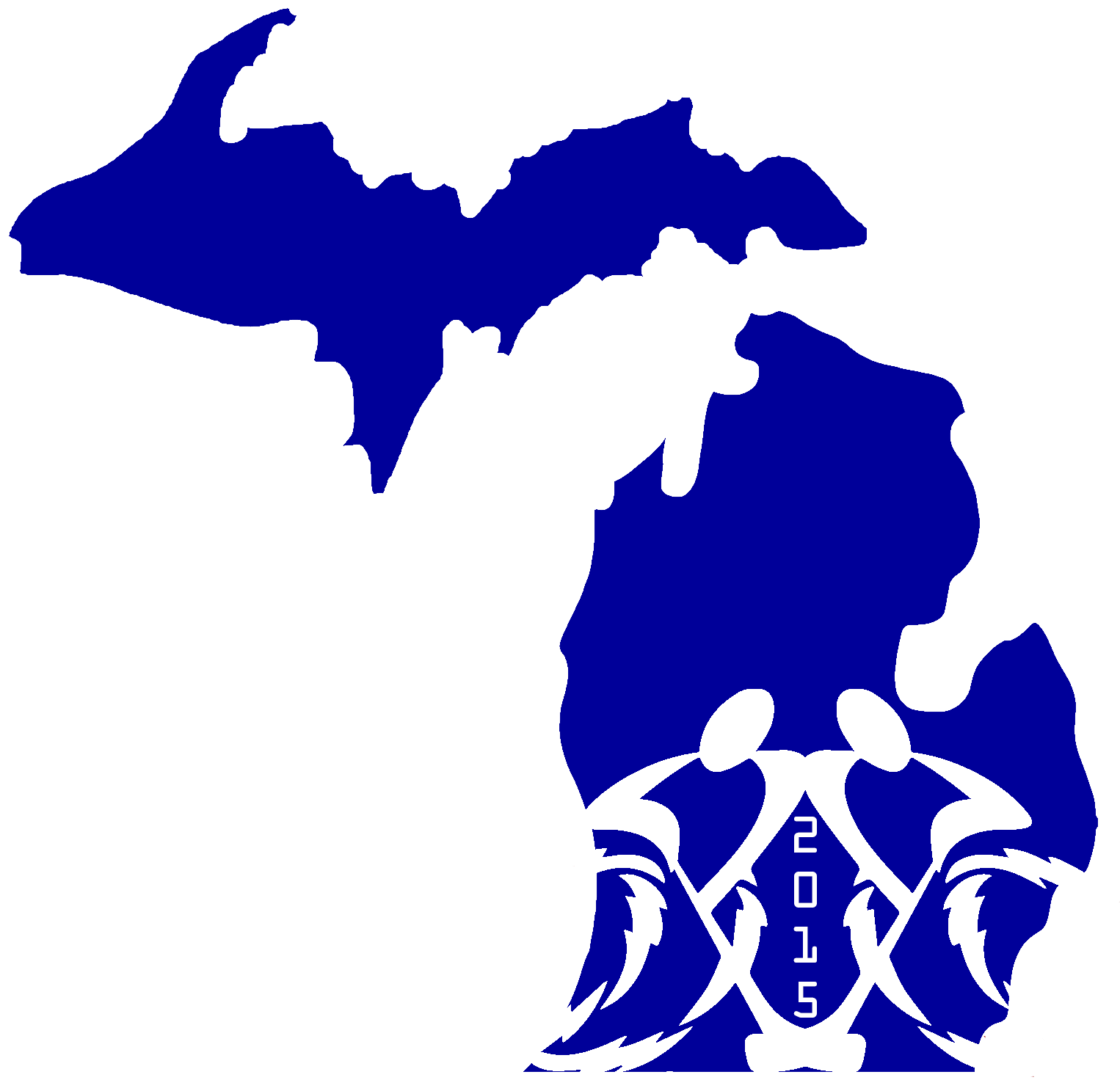 The Wheelchair Hockey League And Their Travel Team, - State Of Michigan Png (1567x1567), Png Download