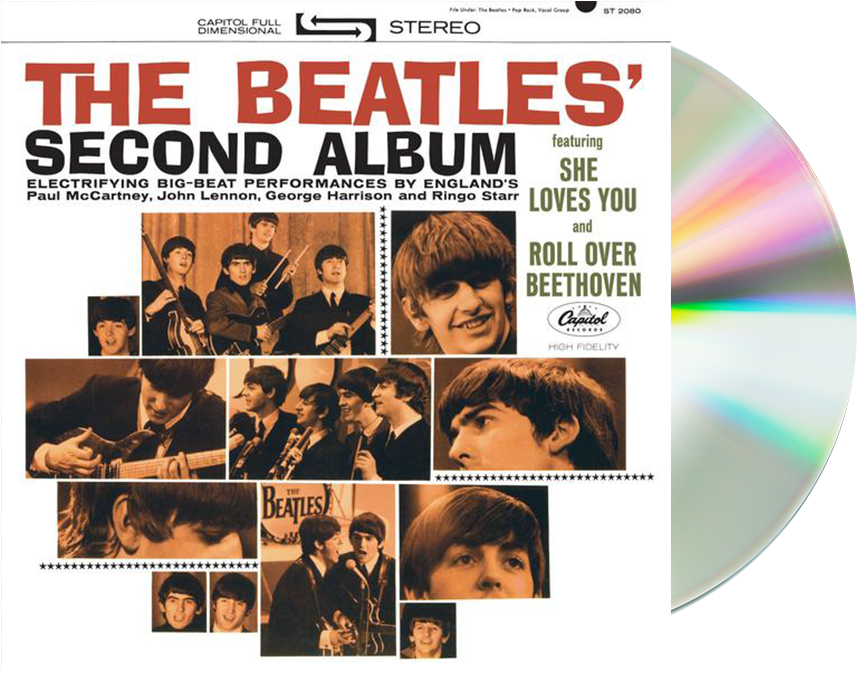 Beatles The Beatles Second Album (1000x1000), Png Download
