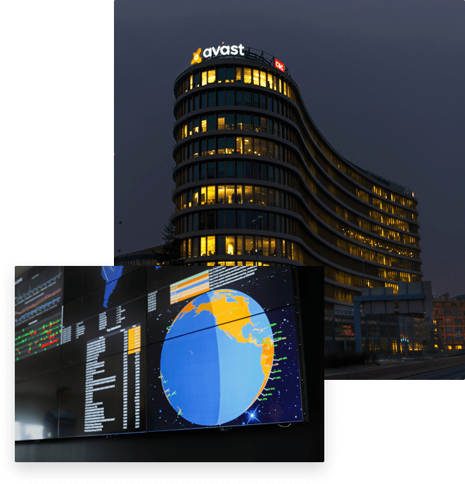 More About Security - Building Of Avast (661x688), Png Download