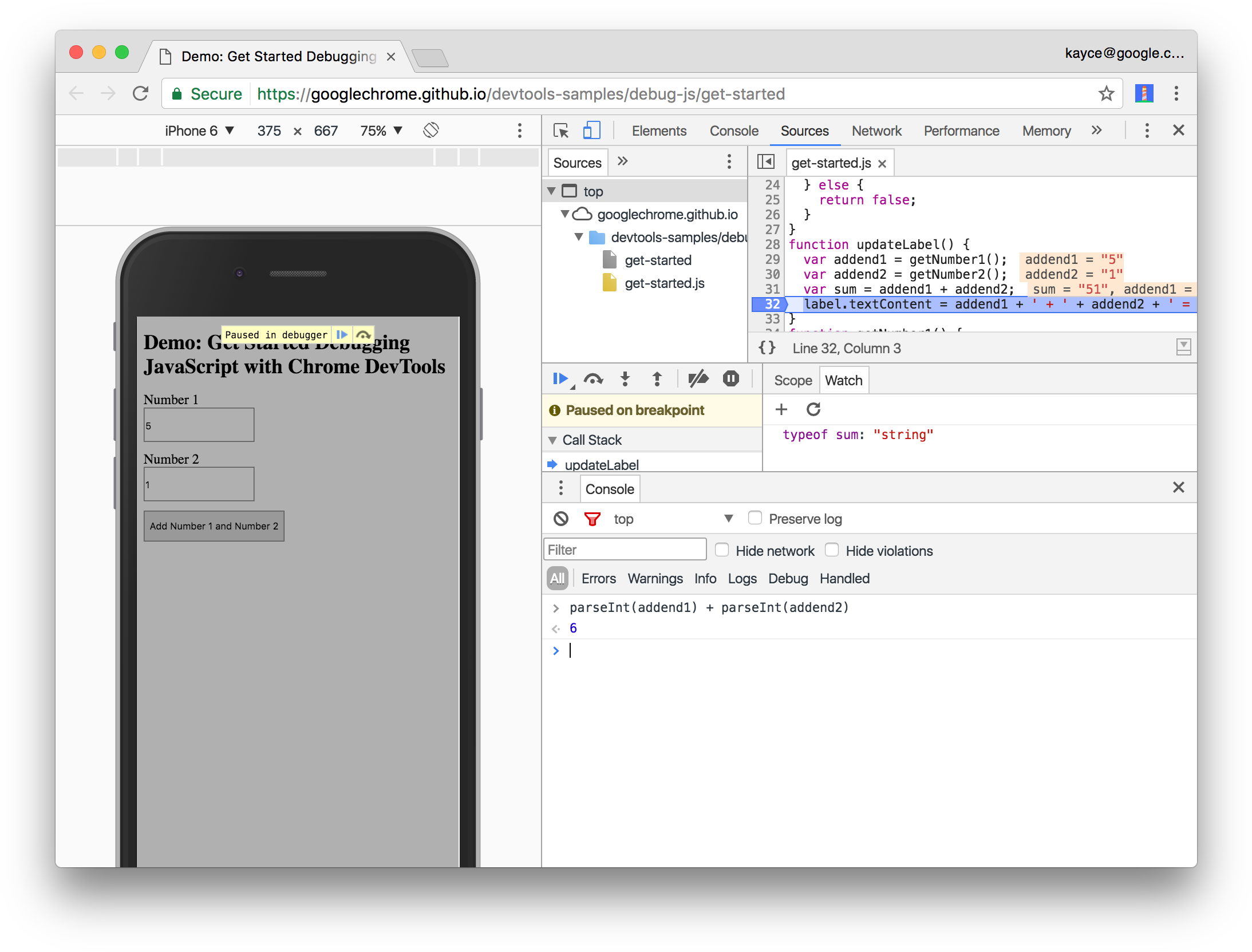 Devtools Evaluates The Statement And Prints Out 6 , - Js Live Inspect (2218x1686), Png Download
