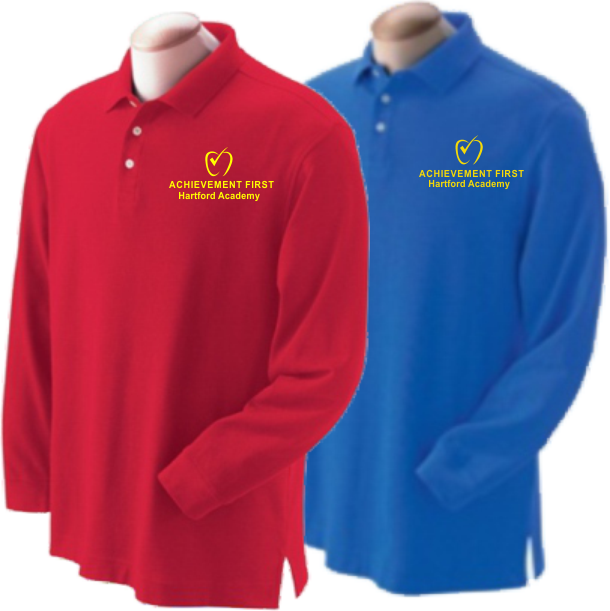 Af Long Sleeve Polo Shirt - Polo Shirt (610x611), Png Download