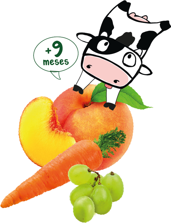 Yogur Infantil Con Fruta Y Verdura Sin Azucar Añadido - Cartoon (800x800), Png Download