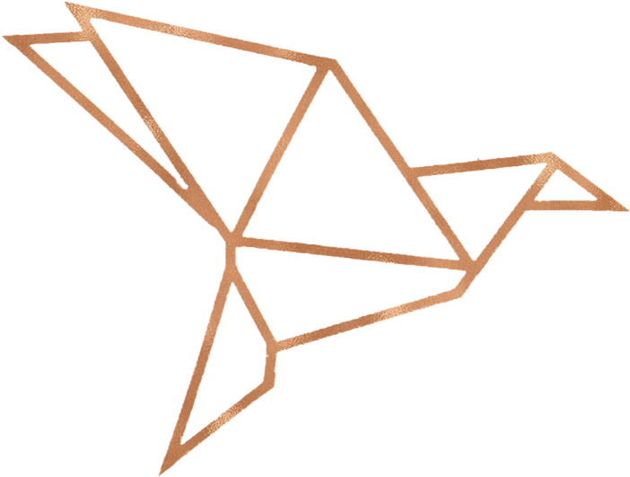 A Few Options - Rose Gold Triangle Transparent (800x646), Png Download