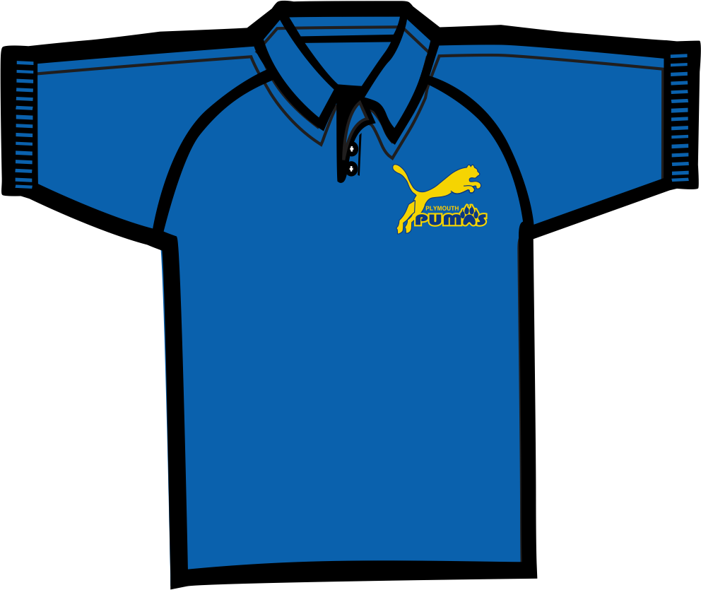 Plymouth Scholars Pumas Adult Men's Polo - Polo Shirt (992x835), Png Download