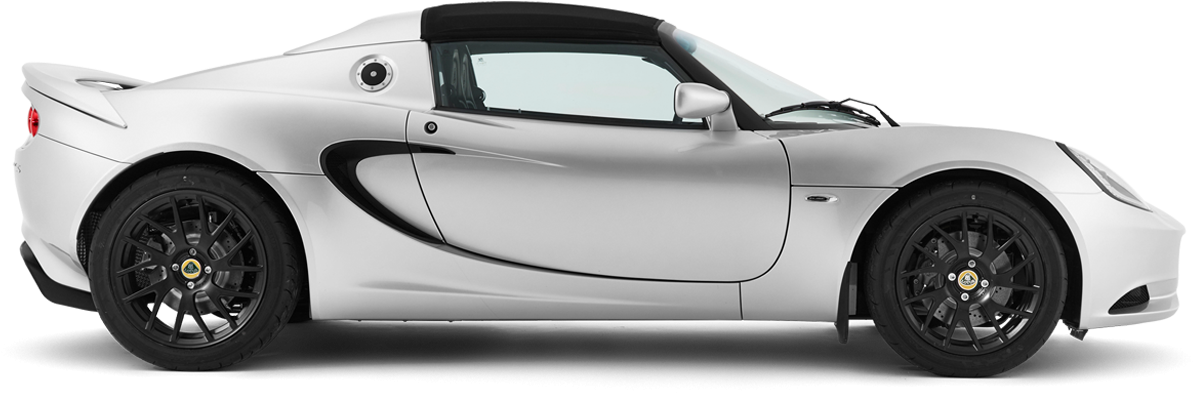 Lotus Elise - Sports Car Side Png (1243x444), Png Download