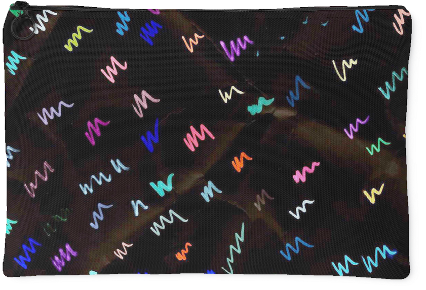 Scribbles Accessory Pouches - Coin Purse (1024x1024), Png Download