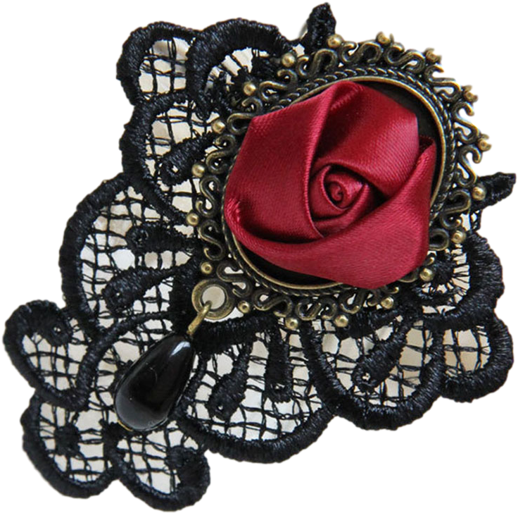 Vintage Rose Brooch Womens Accessories - Garden Roses (930x930), Png Download