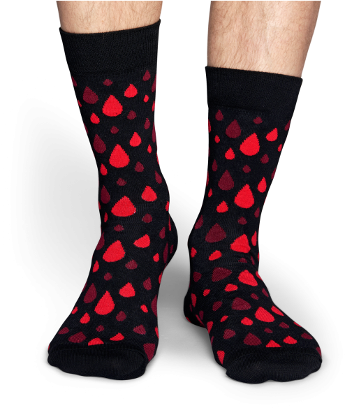 Tear Drops - Happy Socks Limited Edition (548x600), Png Download