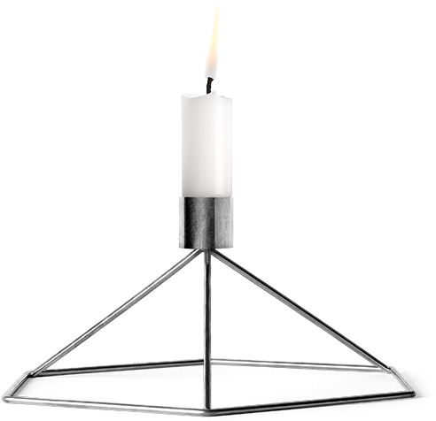 Menu Pov Candle Holder Is A Light, Smart And Playful - Candle Holders (600x791), Png Download