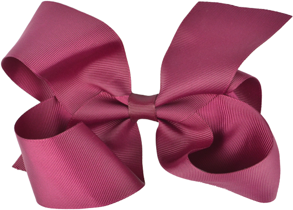 Rwc41712 Wine 18cm Ribbon Bow - Satin (600x600), Png Download