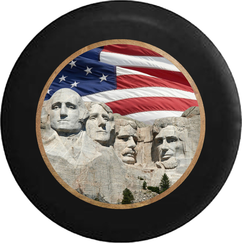 Tire Cover Pro - Mount Rushmore (1024x1027), Png Download