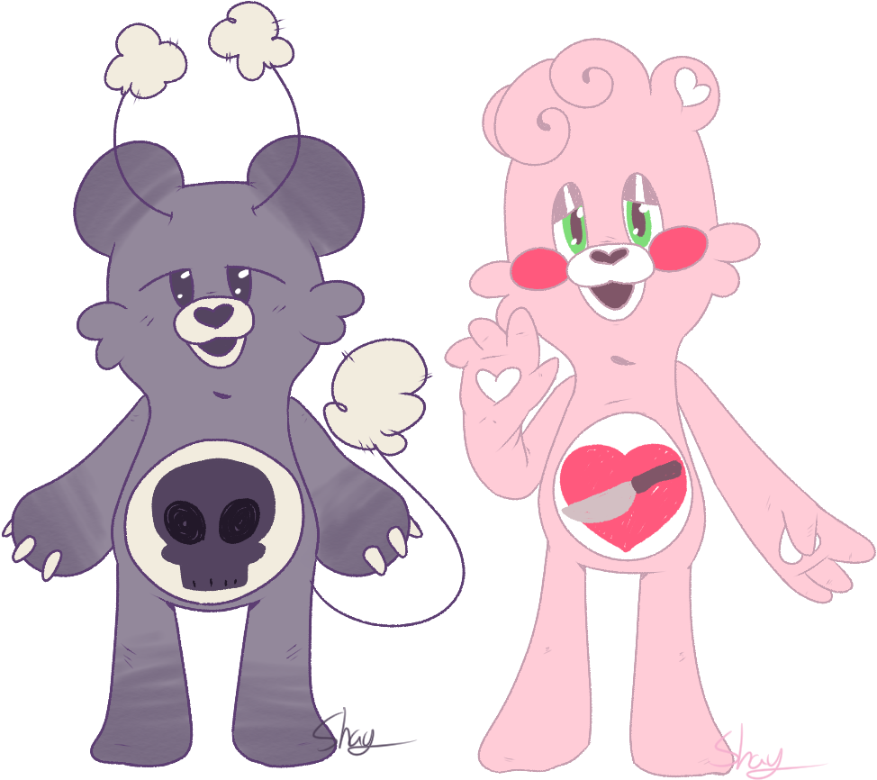 Care Bears - Cartoon (982x875), Png Download