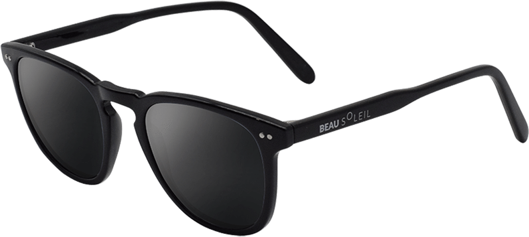Sunglasses Anti Uv Basel Black Beausoleil - Sunglasses (1200x600), Png Download