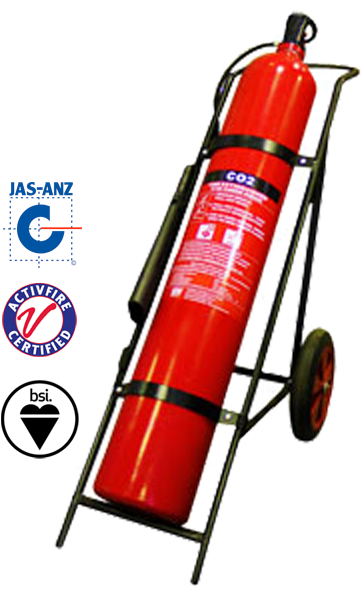 45kg Mobile Co2 Fire Extinguisher - Joint Accreditation System Of Australia And New Zealand (700x700), Png Download