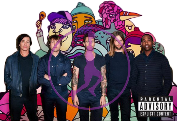 Maroon 5 X Wiz Khalifa X Payphone - Maroon 5 Payphone Single (600x600), Png Download