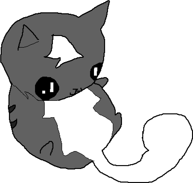 Fat Cat - Cartoon (1200x994), Png Download