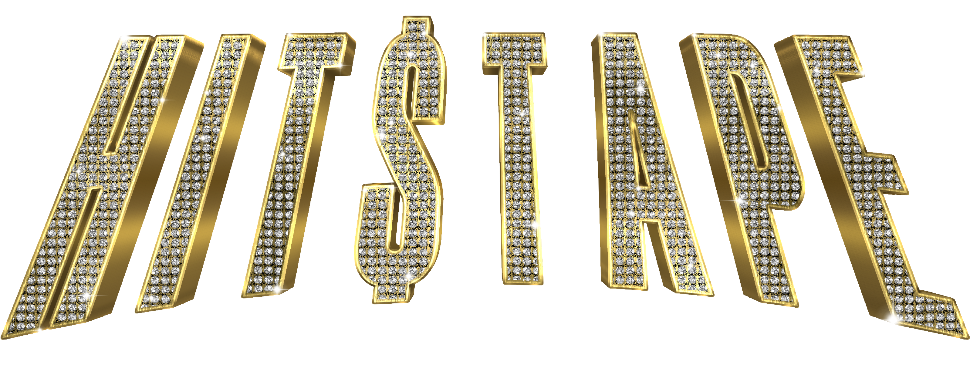 Hitstape - Com - Bling-bling (3412x1323), Png Download