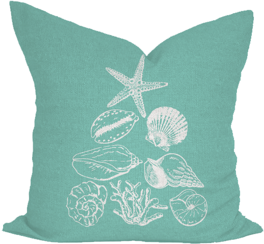 Sea Tree Sky Pillow Cover - Cushion (570x560), Png Download