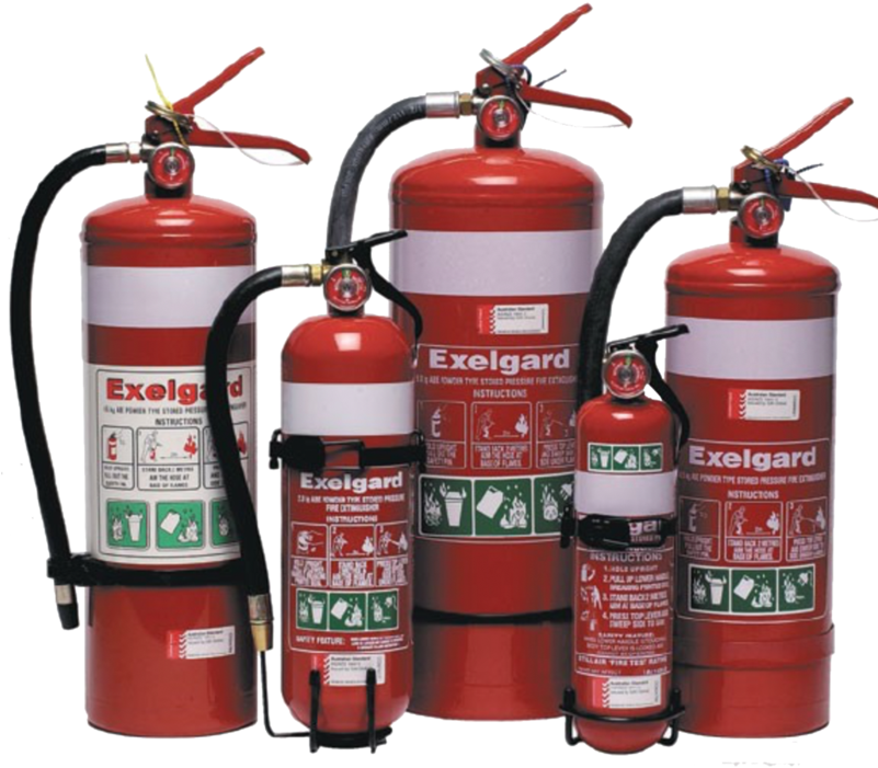 Exelgard Dry Chemical Fire Extinguisher Range - Best Practice That Are Fire Extinguisher And First (800x821), Png Download