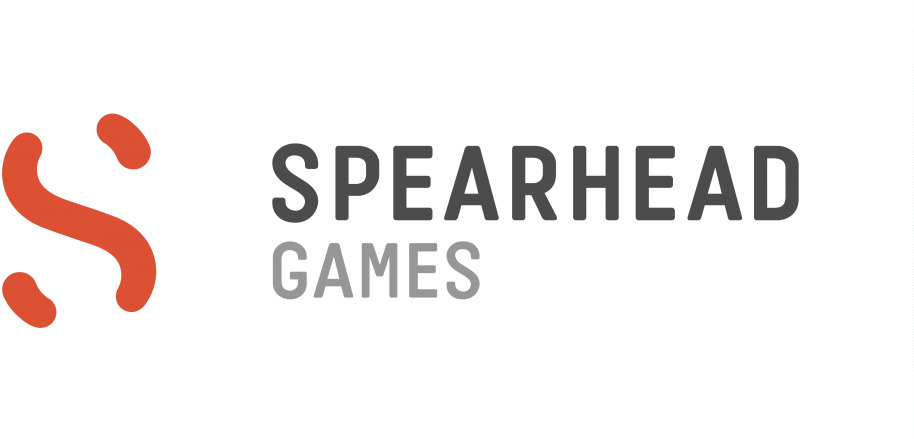 Logo Spearhead Horizontal Flat Rgb - Spearhead Games (1024x440), Png Download