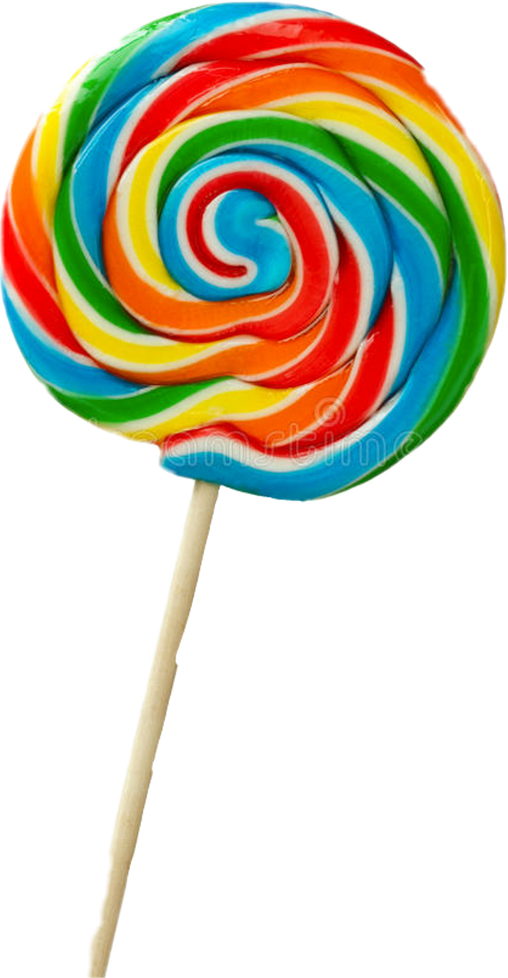 Lolipop Sticker - Lizak Praca Plastyczna (1024x1970), Png Download