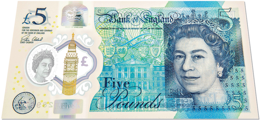 Check Your Change - 5 Pound Banknote (960x457), Png Download