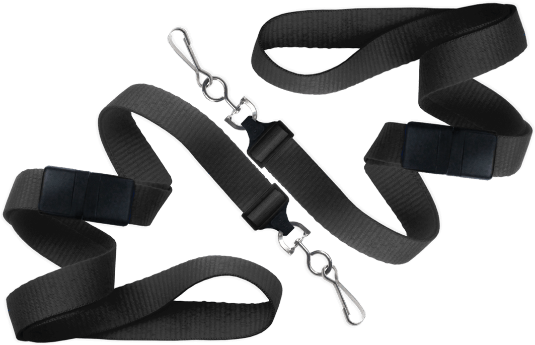 Flat 16mm Break-away Lanyards With Metal Swivel Hook - Holder Na Kartę Zbliżeniową (1200x720), Png Download